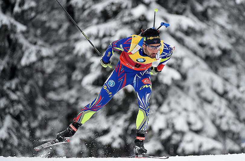 Martin Fourcade strebt nach dem perfekten Rennen.