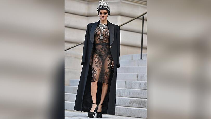 Teyana Taylor in Paris.