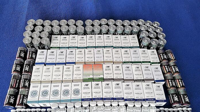 Der Zoll hat Doping- und Arzneimittel im Wert von rund 15.000 Euro sichergestellt.