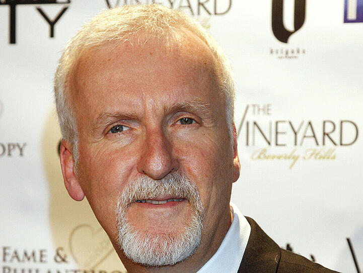 James Cameron auf einer der diesjährigen Oscar-Partys