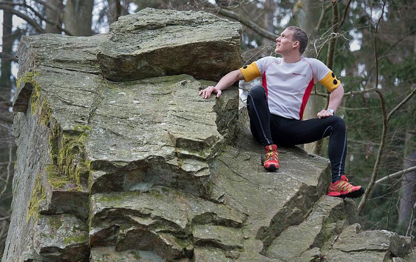 Der fast blinde Extremsportler Harald Lange.