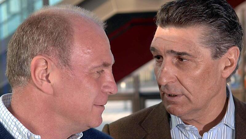 Uli Hoeneß und Rudi Assauer (l-r). Foto: Franz-Peter Tschauner/Archiv Uli Hoeneß und Rudi Assauer (l-r). Foto: Franz-Peter Tschauner/Archiv