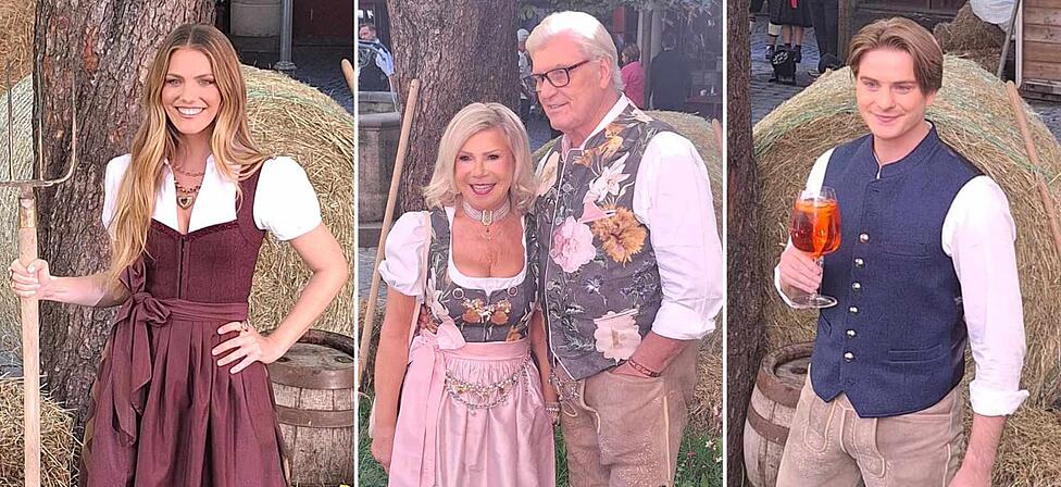 Die Promis machen sich bereit für Heidi Klums Mega-Event im Münchner Hofbräuhaus.