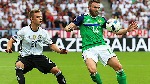 Joshua Kimmich spielte grandios auf bei seinem EM-Debüt gegen Nordirland.