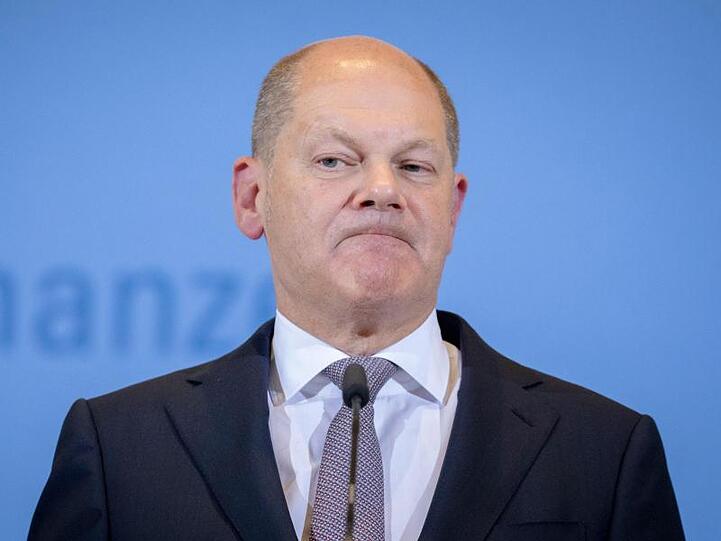 Finanzminister Olaf Scholz vergangene Woche bei einer Pressekonferenz zur jüngsten Steuerschätzung.