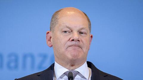 Finanzminister Olaf Scholz vergangene Woche bei einer Pressekonferenz zur jüngsten Steuerschätzung.