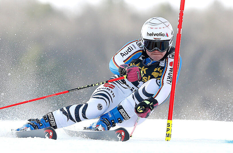In Topform: Viktoria Rebensburg.