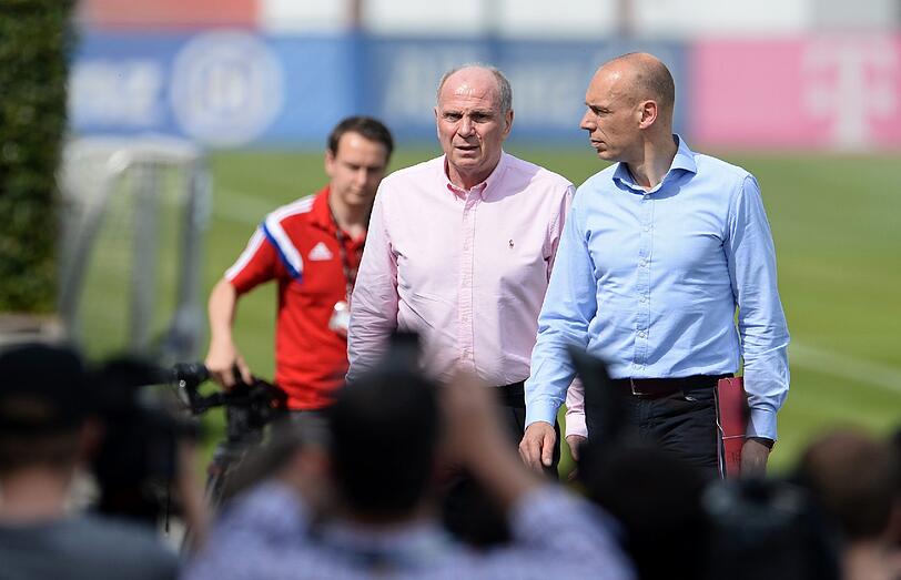 Die Bilder vom Abschlusstraining der Bayern vor dem Barca-Spiel!