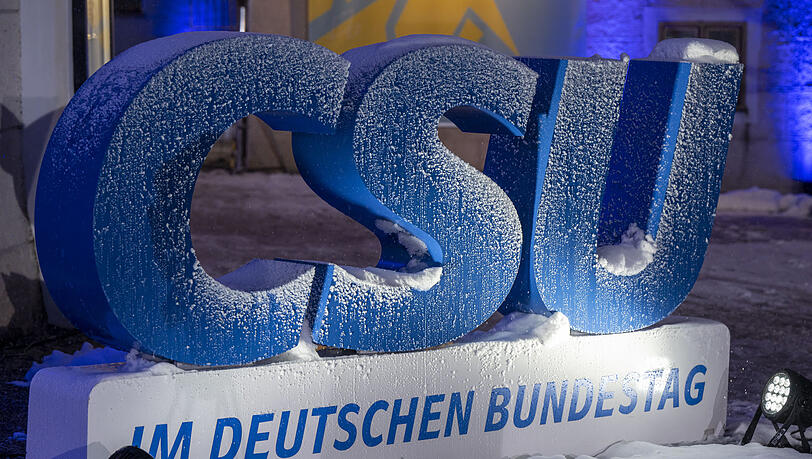 Die CSU-Landesgruppe im Bundestag trifft sich ab Montag zur Winterklausur in Oberbayern.