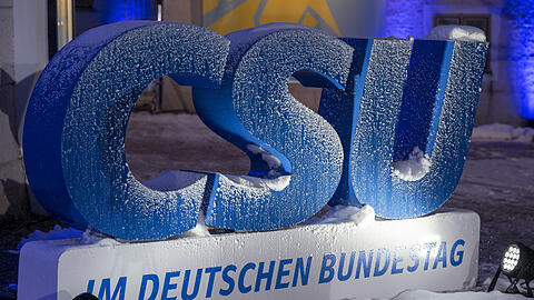 Die CSU-Landesgruppe im Bundestag trifft sich ab Montag zur Winterklausur in Oberbayern.