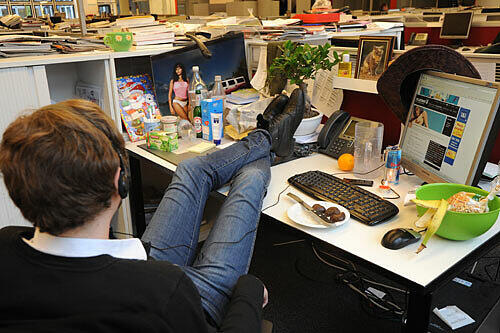 ...dass ich alle Arbeit immer aufschiebe. Chris M. (22)
