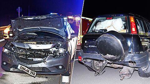 Auf der A9 ist es am späten Sonntagabend zu einem schlimmen Unfall gekommen.