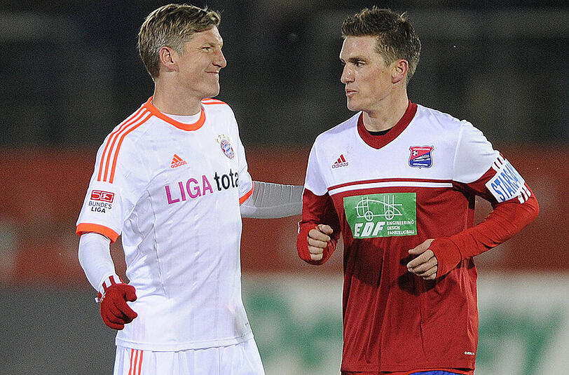 Eine wichtige Stütze ist Bruder Tobias (r.), der u.a. für die SpVgg Unterhaching und die zweite Mannschaft des FC Bayern aufläuft