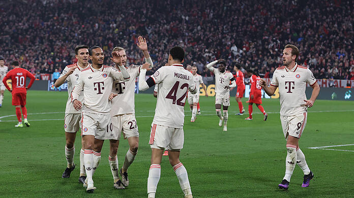 Traf gegen Benfica Lissabon zum 1:0 für den FC Bayern: Jamal Musiala.
