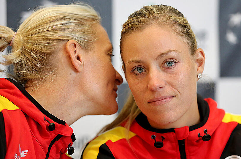 Im Team von Barbara Rittner (links) ist Angelique Kerber gesetzt.