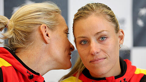 Im Team von Barbara Rittner (links) ist Angelique Kerber gesetzt.