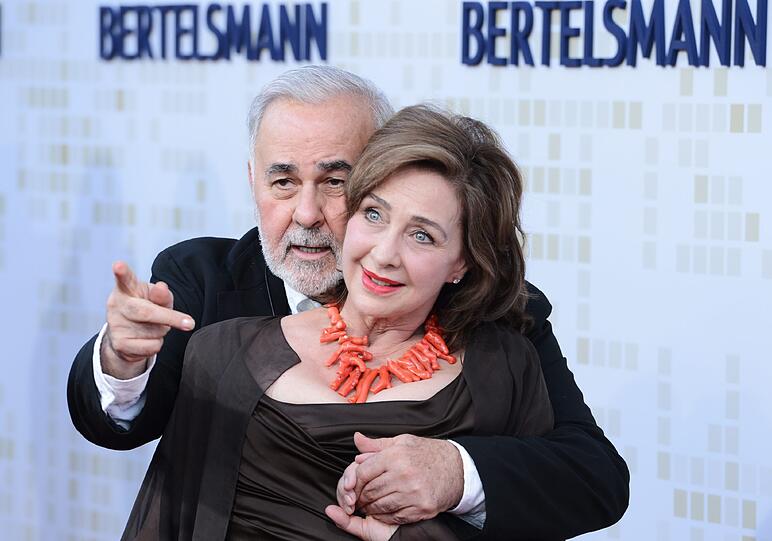 Christine Kaufmann und Udo Walz kamen 2013 in Berlin zur Bertelsmann Party in die Hauptstadt-Repräsentanz Unter den Linden.