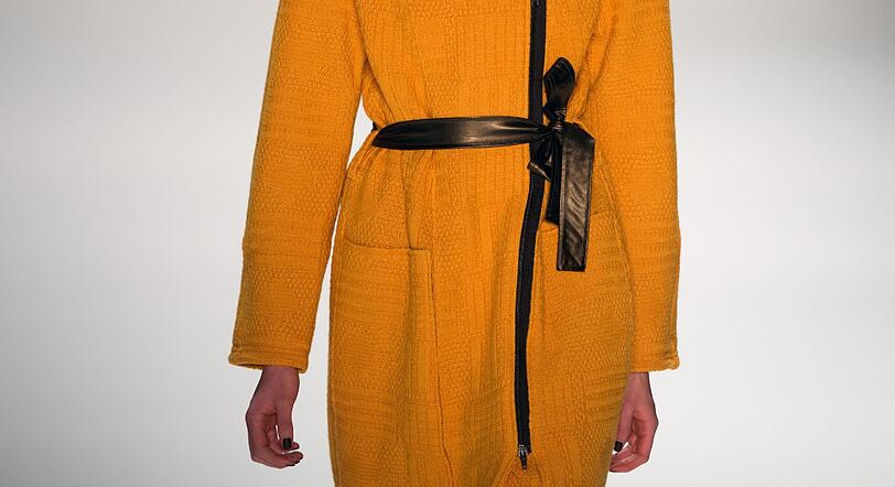 Das Modelabel Rebekka Ruetz präsentiert die neue Herbst/Winter-Kollektion auf der Fashion Week in Berlin.