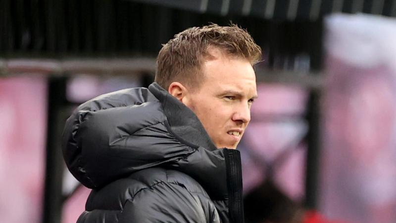 Redet vor dem Spiel gegen Manchester United seine Mannschaft stark: RB Leipzigs Trainer Julian Nagelsmann. Redet vor dem Spiel gegen Manchester United seine Mannschaft stark: RB Leipzigs Trainer Julian Nagelsmann.