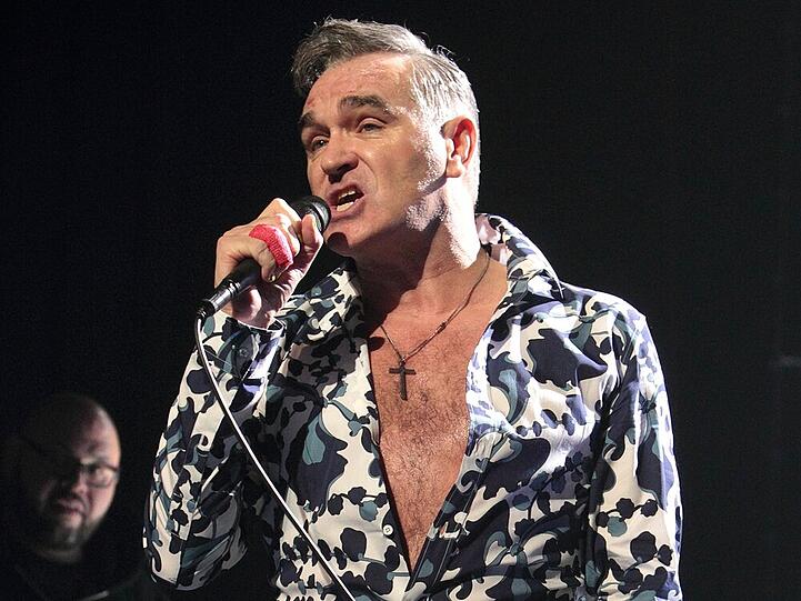 Morrissey bei einem Konzert im Jahr 2013