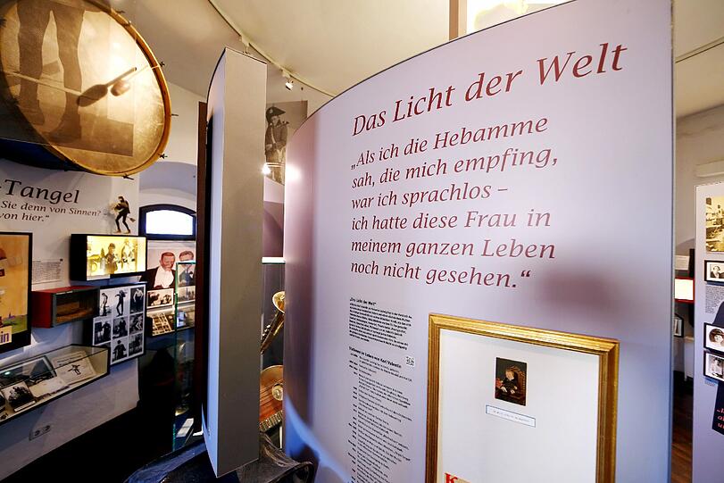 Eine völlig fremde Frau als erster Anblick: Valentin über seine Hebamme.