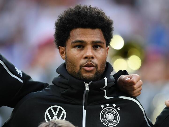 Deutschlands Serge Gnabry. Foto: Arne Dedert/Archivbild