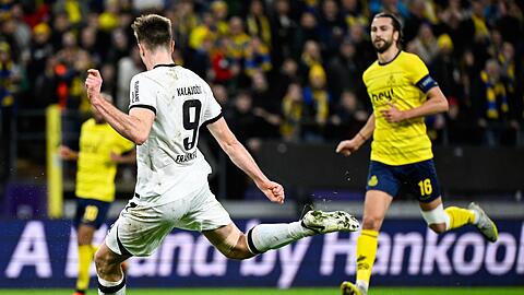 Sasa Kalajdzic traf zum ersten Mal für die Eintracht.