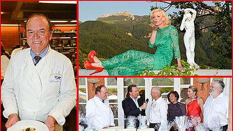 In der Küche kann er zaubern, auf dem Grün übt er noch. Sternekoch Heinz Winkler lädt zur Gourmet-Golf-Gala - erstmals als Single