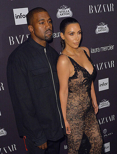 Kim Kardashian und Kanye West