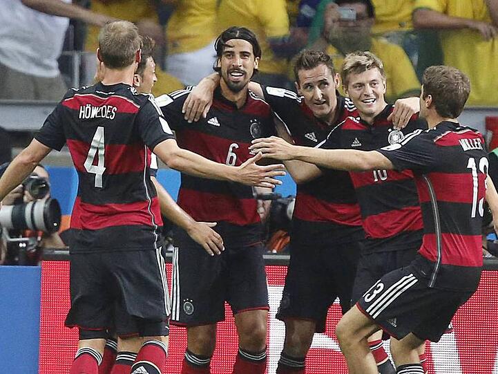 Freude pur bei den deutschen Nationalspielern