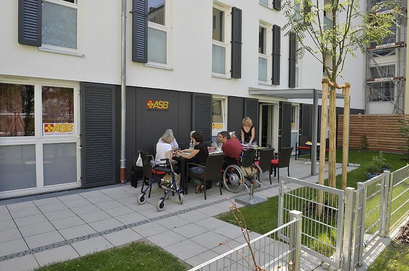 Soziale Betreuung in den Wohngebieten wie hier am Innsbrucker Ring.