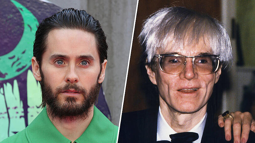 US-Schauspieler Jared Leto verwandelt sich für einen neuen Film in Künstler Andy Warhol