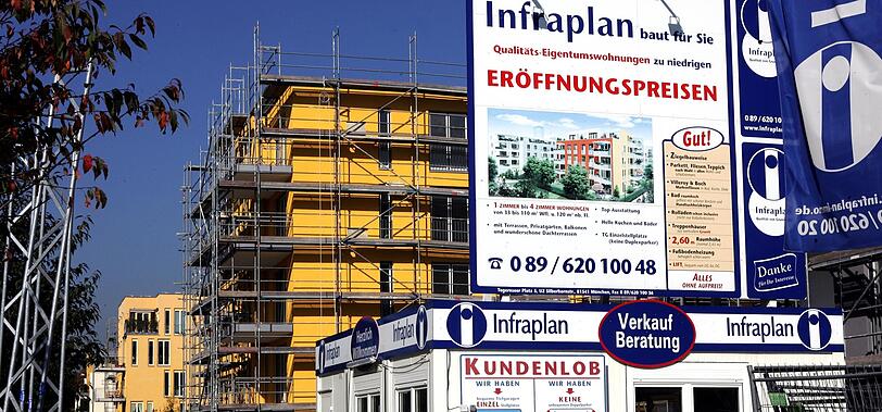 In München sind in den vergangenen Jahren viele Neubauwohnungen entstanden. Doch die Nachfrage ist nach wie vor sehr hoch.
