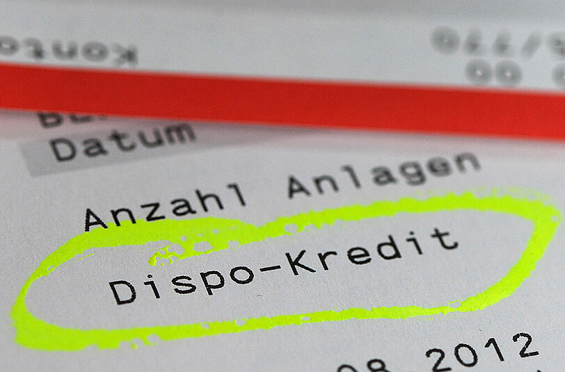 Fürs Konto-Überziehen sind häufig stattliche Zinsen zu zahlen.