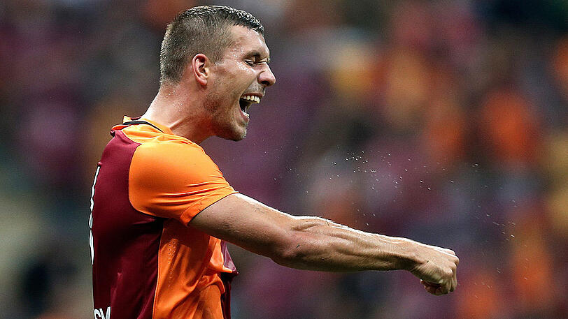 Lukas Podolski traf am 26. Spieltag der Süper Lig gegen Adanaspor beim 4:0 (1:0) mit seinem sechsten Saisontor zur Führung (25.).