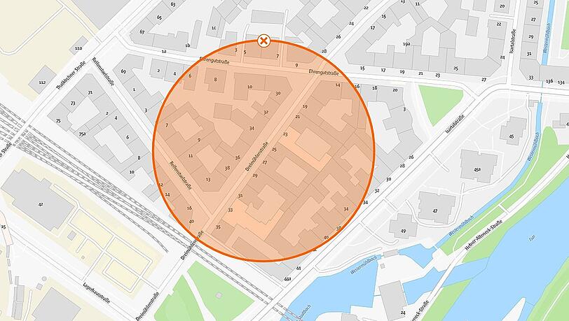 In Teilen des Dreim&uuml;hlenviertels f&auml;llt seit Sonntagabend der Strom aus.