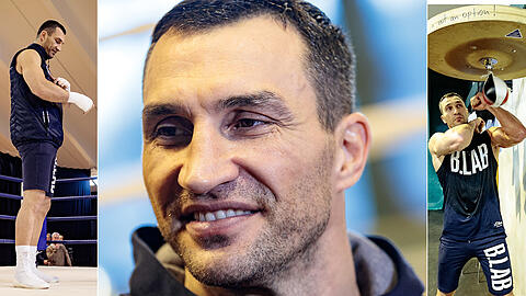 Beim Pressetraining in der Tennishalle seine Stamm-Hotels "Stanglwirt" gibt Wladimir Klitschko nur begrenzte Einblicke in seine Vorbereitung. Drei Runden Tatzenarbeit mit seinem amerikanischen Trainer Jonathon Banks, dazu eine Sparringsrunde mit dem 27-jährigen Ukrainer Viktor Vykhryst &ndash; einem von rund 15 Sparringspartnern, die ihm helfen sollen auf seinem Weg zurück auf den Schwergewichtsthron. Auffällig bei der 3-Minuten-Einheit ist, wie gut durchtrainiert Klitschko schon jetzt wirkt.