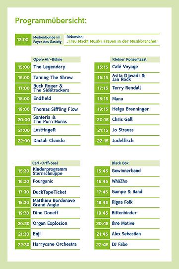 Rock, Pop, Jazz, Hip-Hop und mehr auf vier Bühnen: Das KLANGfest-Programm 2018.