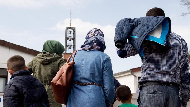 Flüchtlinge im Grenzdurchgangslager Friedland in Niedersachsen. Flüchtlinge im Grenzdurchgangslager Friedland in Niedersachsen.