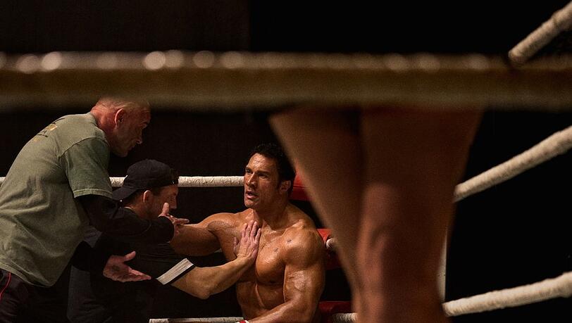 Dwayne Johnson in "The Smashing Machine". Dwayne Johnson in "The Smashing Machine".