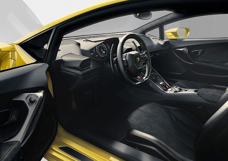Fast wie ein expressionistisches Kunstwerk: Der neue Lamborghini Huracán LP 610-4. mit 610 PS