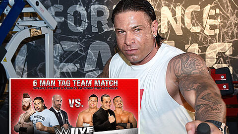 Tim Wiese im WWE-Ring: Am 3. November steigt das Tag-Team-Match in der Münchner Olympiahalle.