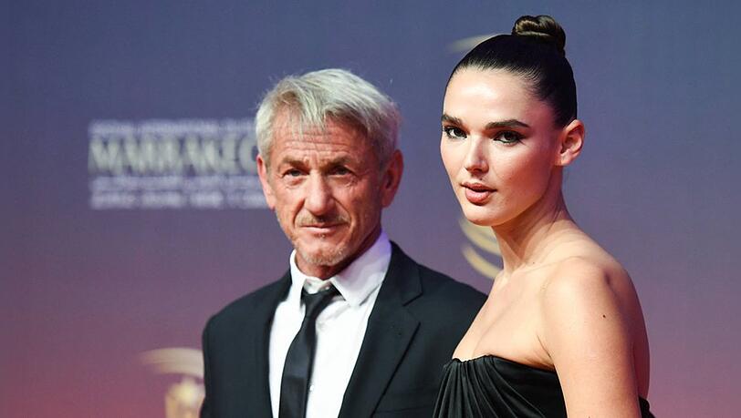 Sean Penn mit seiner Freundin Valeria Nicov in Marrakesch.
