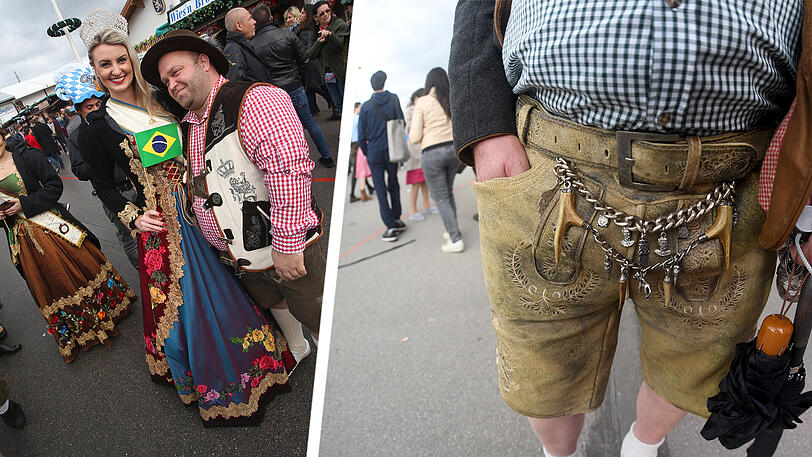 Traditionell und international zu gleich: Auf der Wiesn sind die verschiedensten Typen vertreten.