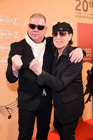 Claude-Oliver Rudolph mit Klaus Meine