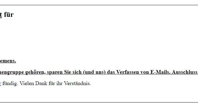 Strikt: Die Ausslussliste des Fliesenlegers. Strikt: Die Ausslussliste des Fliesenlegers.