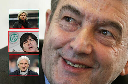 Mit der Kandidatenkür von Wolfgang Niersbach hat der DFB das drohende Gezerre um die Macht schnell beendet - die Reaktionen der deutschen Fußball-Elite in der Bilderstrecke.