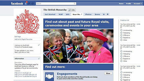 Very amused sind die Monarchisten, wenn sie der Queen einen Wimpel entgegenstrecken dürfen – dies können sie virtuell jetzt auch auf der königlichen Facebook-Seite. Very amused sind die Monarchisten, wenn sie der Queen einen Wimpel entgegenstrecken dürfen – dies können sie virtuell jetzt auch auf der königlichen Facebook-Seite.
