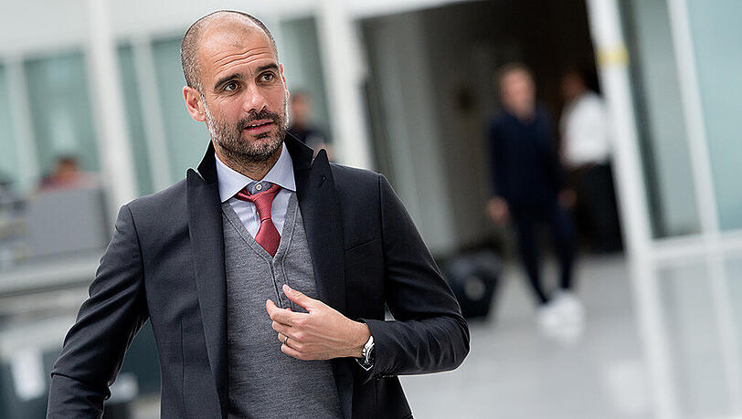 Pep Guardiola wurde am Montag in Amsterdam gesichtet. Der Trainer traf sich mit Verantwortlichen von Manchester City. Pep Guardiola wurde am Montag in Amsterdam gesichtet. Der Trainer traf sich mit Verantwortlichen von Manchester City.