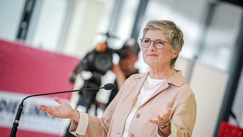 Britta Haßelmann, Fraktionsvorsitzende von Bündnis 90/Die Grünen, spricht in Berlin.